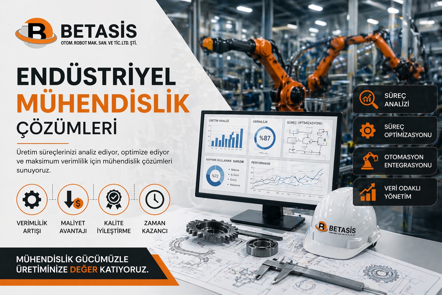 Endüstriyel Mühendislik Çözümleri ile Üretimde Maksimum Verimlilik