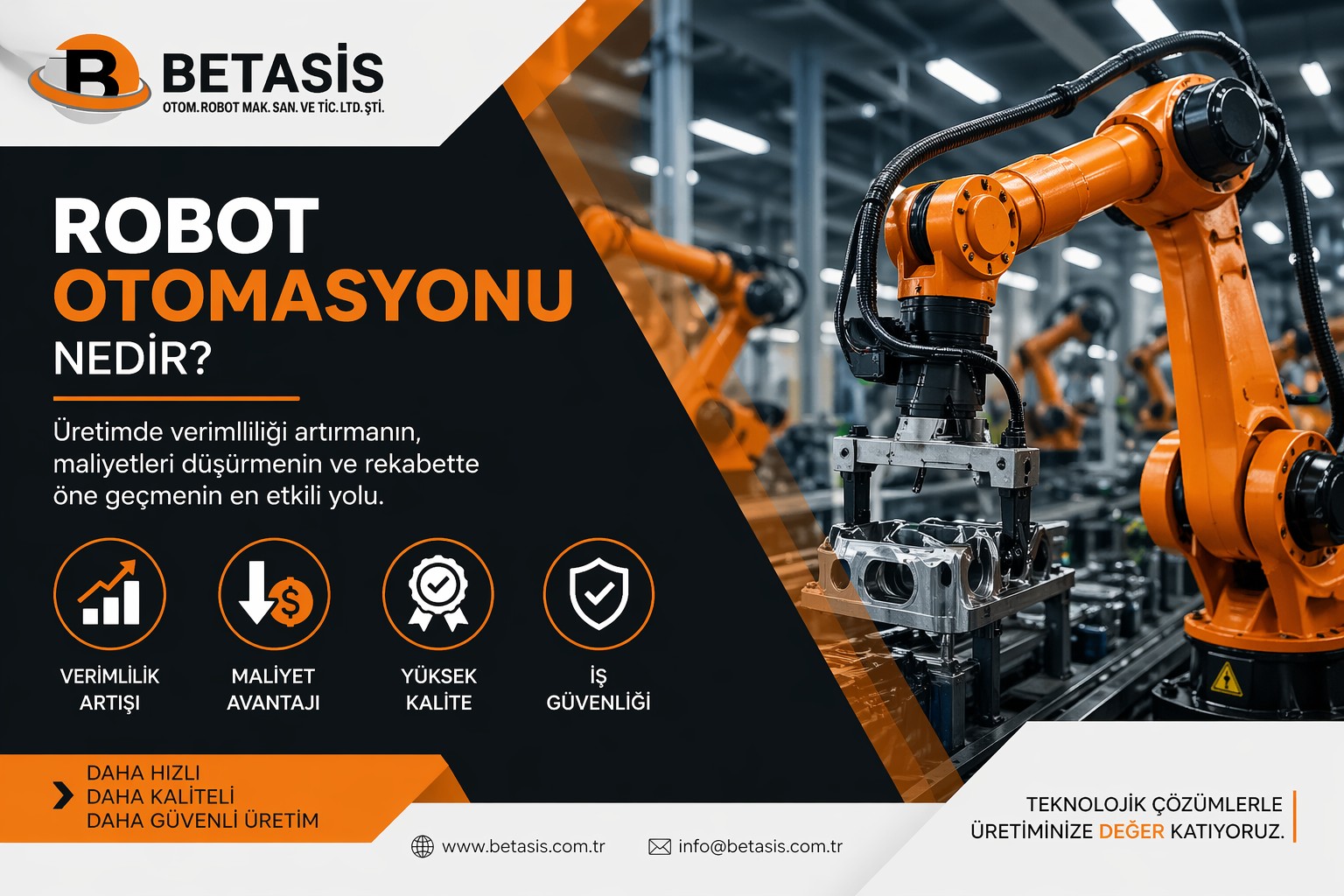 Robot Otomasyonu Nedir? Üretimde Verimliliği Artırmanın En Etkili Yolu